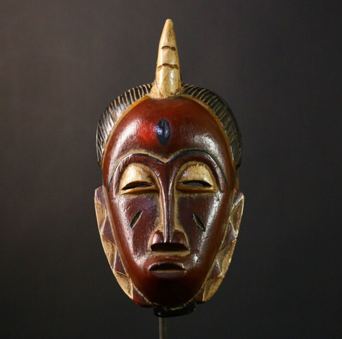Maschera corno africano baule - corno,