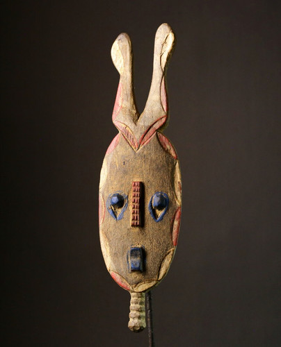 Maschera tribale africana - , in