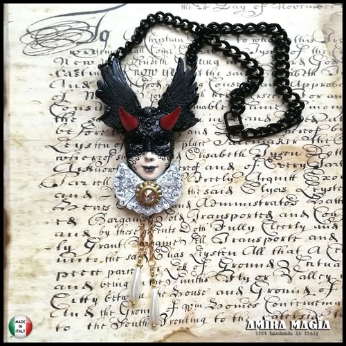 Angelo nero gioiello - angelo,
