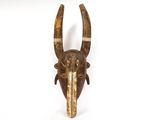 Maschera africana danza con - danza,