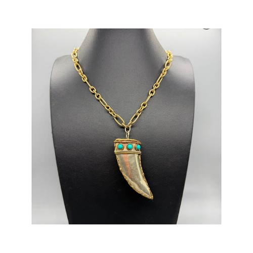 Collana con ciondolo - , corno