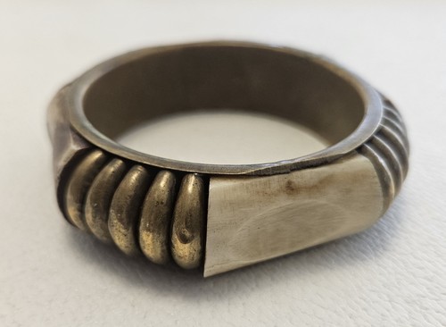 Bracciale corno ottone - bracciale,