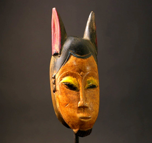 Maschera africana guro arte - in,